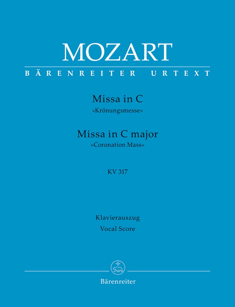 Mozart - Missa in C major KV 317 "Coronation Mass" - Vocal Score