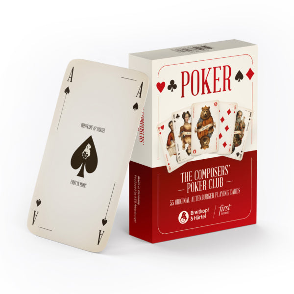 The Composers’ Poker Club - 55 Original Altenburger Playing Cards