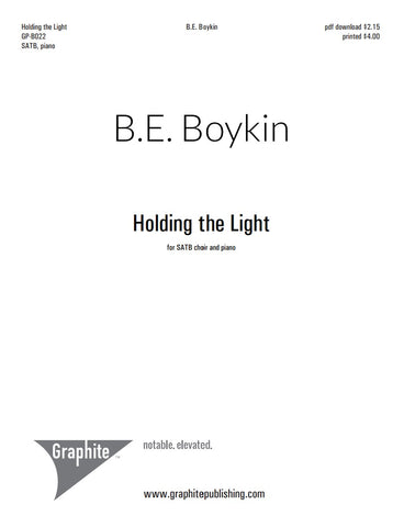 Boykin - Holding the Light - SATB