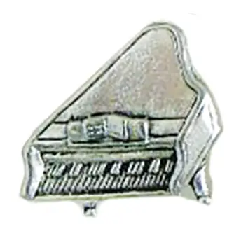Pewter Pin - Grand Piano