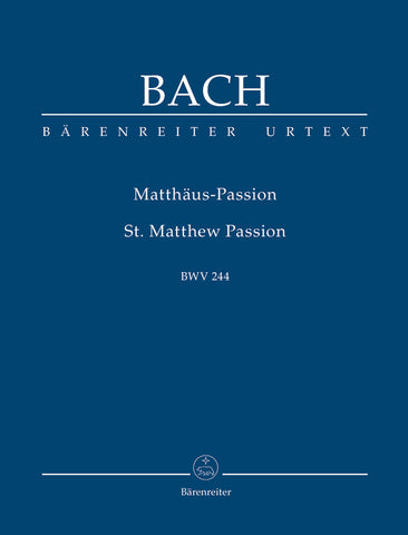 Bach, ed. Durr - St. Matthew Passion, BWV. 244 - Study Score
