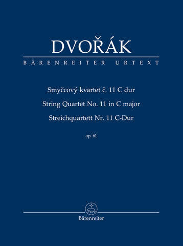 Dvorak - String Quartet No. 11 in C Major, Op. 61 - Study Score