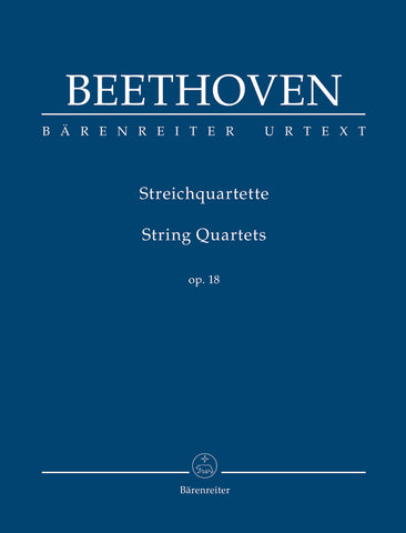 Beethoven - String Quartets Op. 18 - Study Score