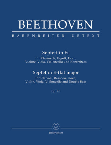 Beethoven - Septet for Clarinet, Bassoon, Horn, Violin, Viola, Violoncello and Double Bass in E-flat major op. 20 - Septet