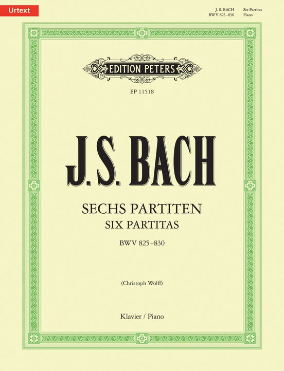 Bach, ed. Wolff - Six Partitas, BWV 825–830 - Piano