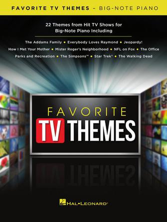 Various - Favorite TV Themes - Big Note Piano