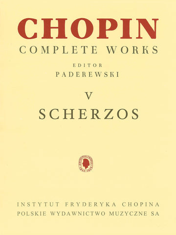 Chopin, ed. Paderewski – Complete Works, Vol. V: Scherzos – Piano