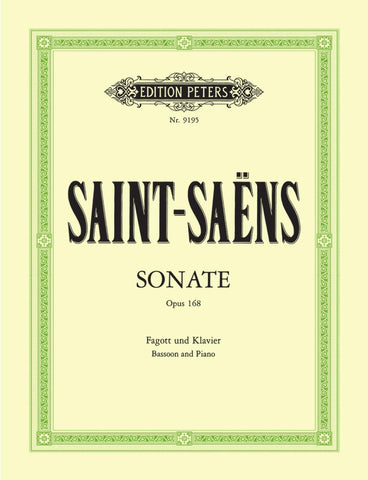 Saint-Saens, ed. Zimmermann – Sonata, Op. 168 – Bassoon and Piano