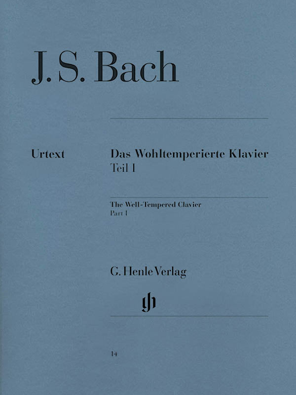 Bach, ed. Heinemann – The Well-Tempered Clavier Part I, BWV 846-869 (w/ fingerings) – Piano