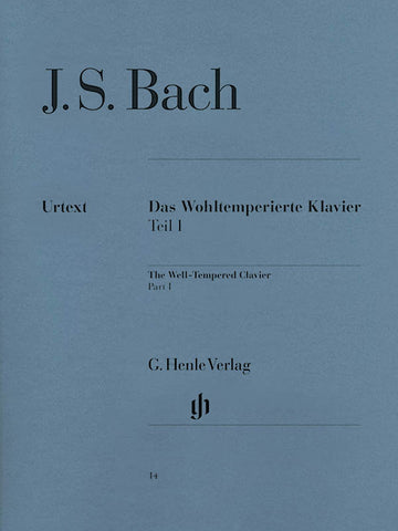 Bach, ed. Heinemann – The Well-Tempered Clavier Part I, BWV 846-869 (w/ fingerings) – Piano