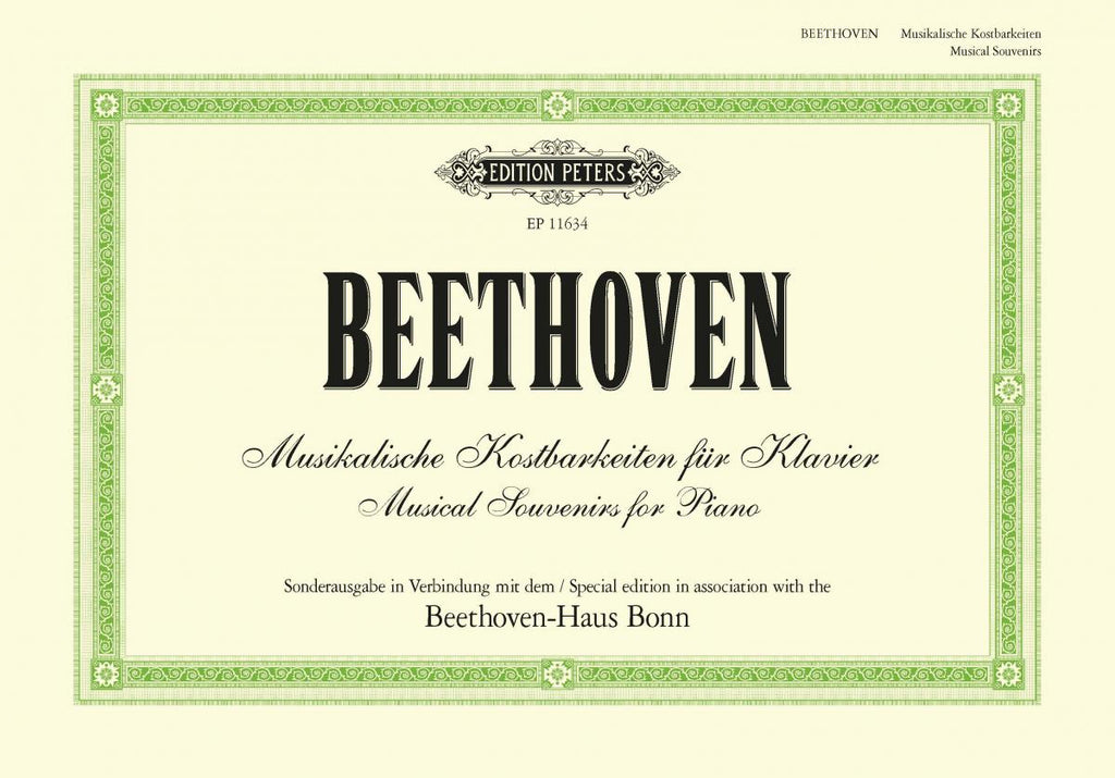 Beethoven - Musical Souvenirs for Piano: Original Works and Arrangements - Piano