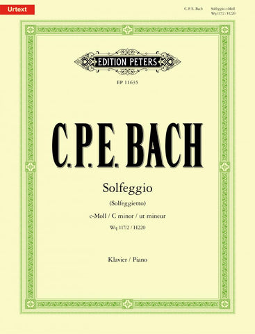 Bach, C.P.E. - Solfeggio (Solfeggietto) in C Minor - Piano