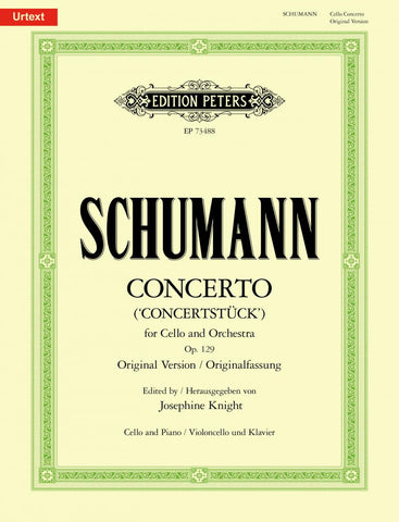 Schumann, C. - Concerto for Cello and Orchestra, Op. 129 - Cello and Piano