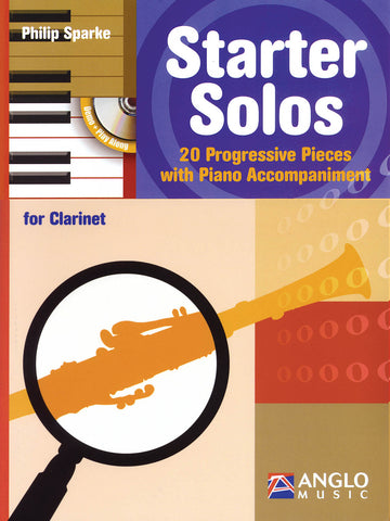 Sparke – Starter Solos: 20 Progressive Pieces with Piano Accompaniment (w/CD) – Clarinet