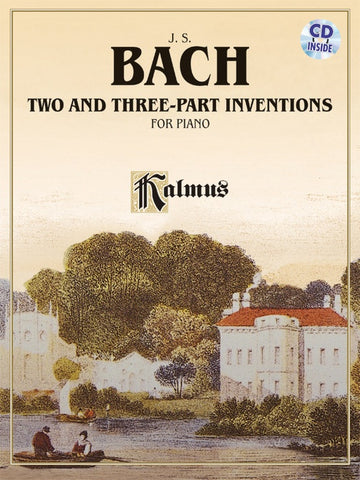 Bach – Two- and Three-Part Inventions (w/CD) – Piano