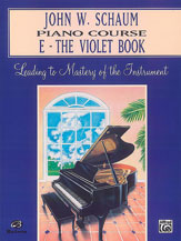 Schaum - Book E, The Violet Book - Piano Method