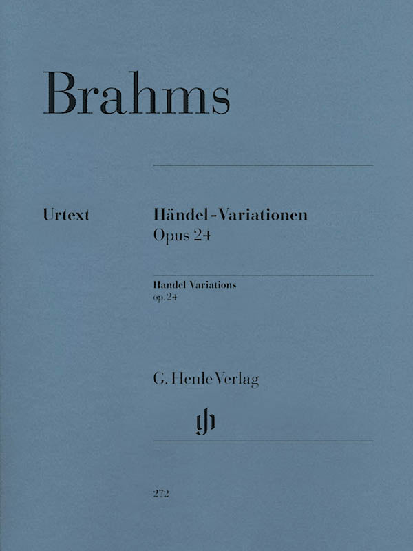 Brahms, ed. Gerlach – Handel Variations Op. 24 – Piano