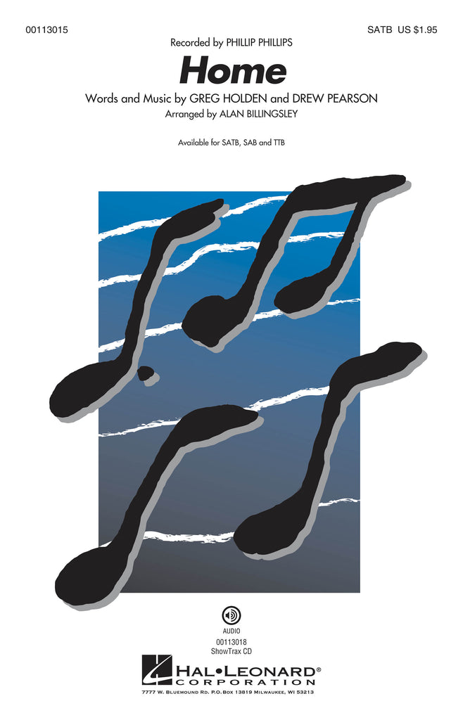 Billingsley, arr. - Home - SATB