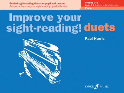 Harris - Improve Your Sight-Reading!: Duets, Grades 0-1 - Piano, 4 Hands
