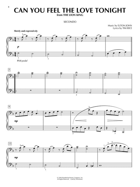 Various – Favorite Disney Songs for Piano Duet – Piano, 4 Hands