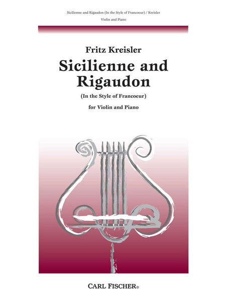 Kreisler - Sicilienne and Rigaudon - Violin and Piano