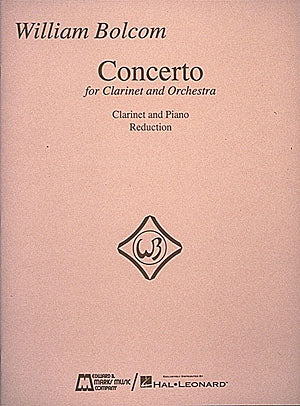 Bolcom – Concerto for Clarinet and Orchestra – Clarinet and Piano