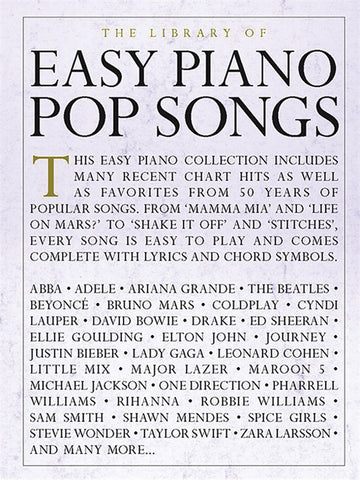Various - The Library of Easy Piano Pop Songs - Easy Piano