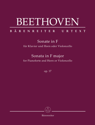 Beethoven- Sonata for Piano and Horn or Cello in F major op. 17 - Horn (or Cello) and Piano