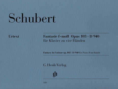 Schubert - Fantasy in F Minor, Op. 103 D. 940 - Piano 4-Hands