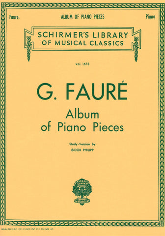 Faure – Album of Piano Pieces – Piano