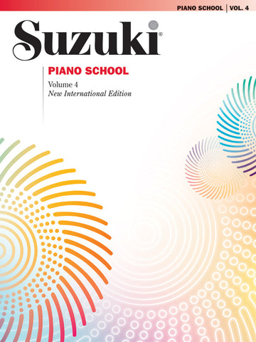 Suzuki Piano School: Volume 4 (New International Edition) - Piano Method
