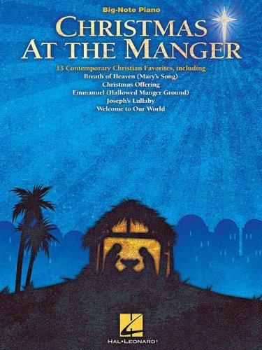 Various - Christmas At the Manger - Easy Big Note Piano