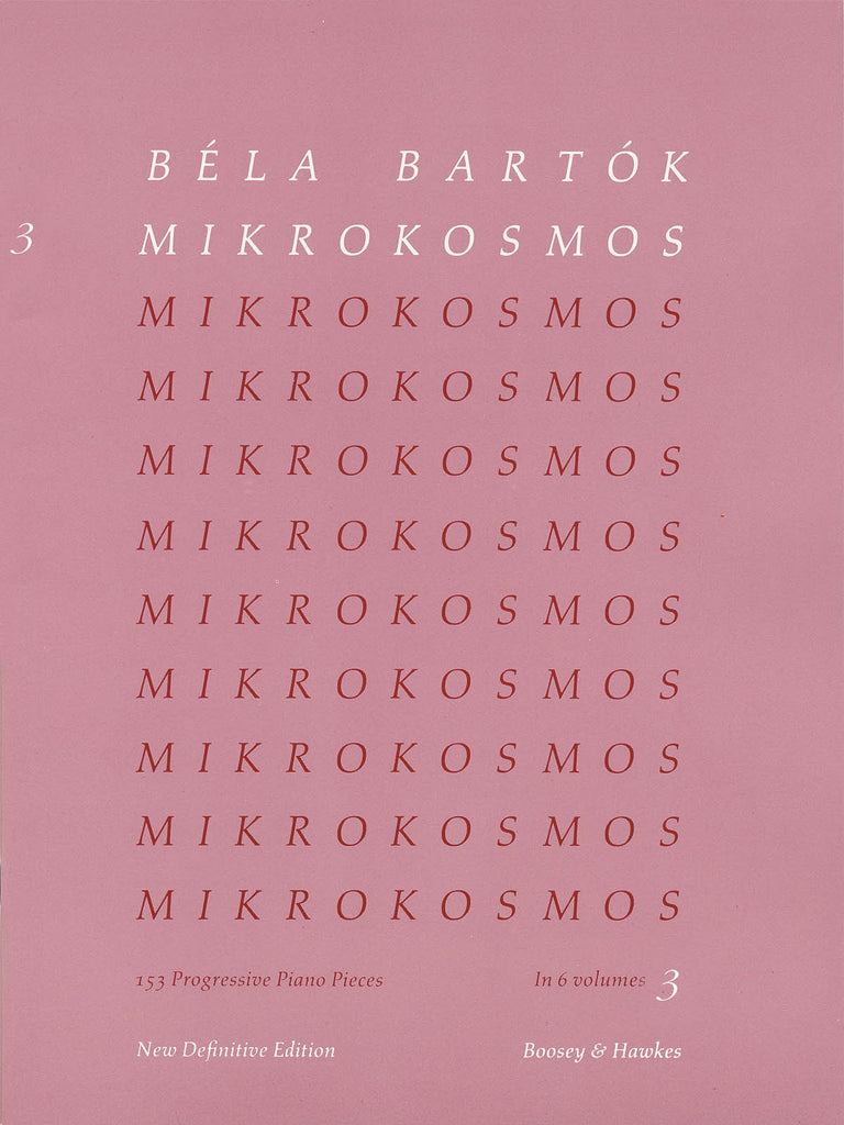 Bartok – Mikrokosmos, Vol. 3 – Piano