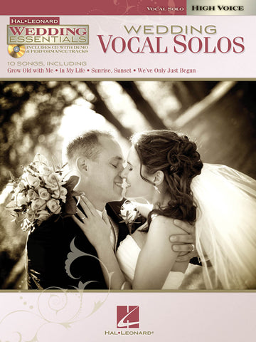 Wedding Vocal Solos (w/CD) - High Voice