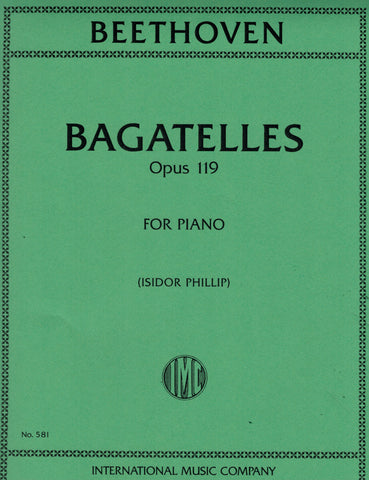 Beethoven – Bagatelles, Op. 119 – Piano