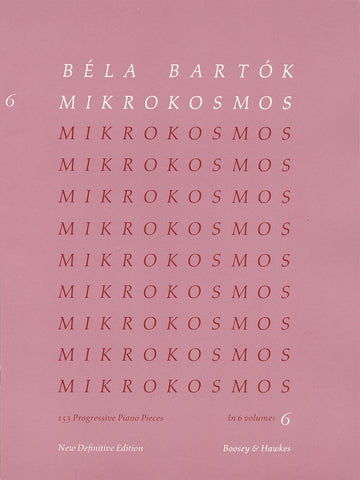 Bartok – Mikrokosmos, Vol. 6 – Piano