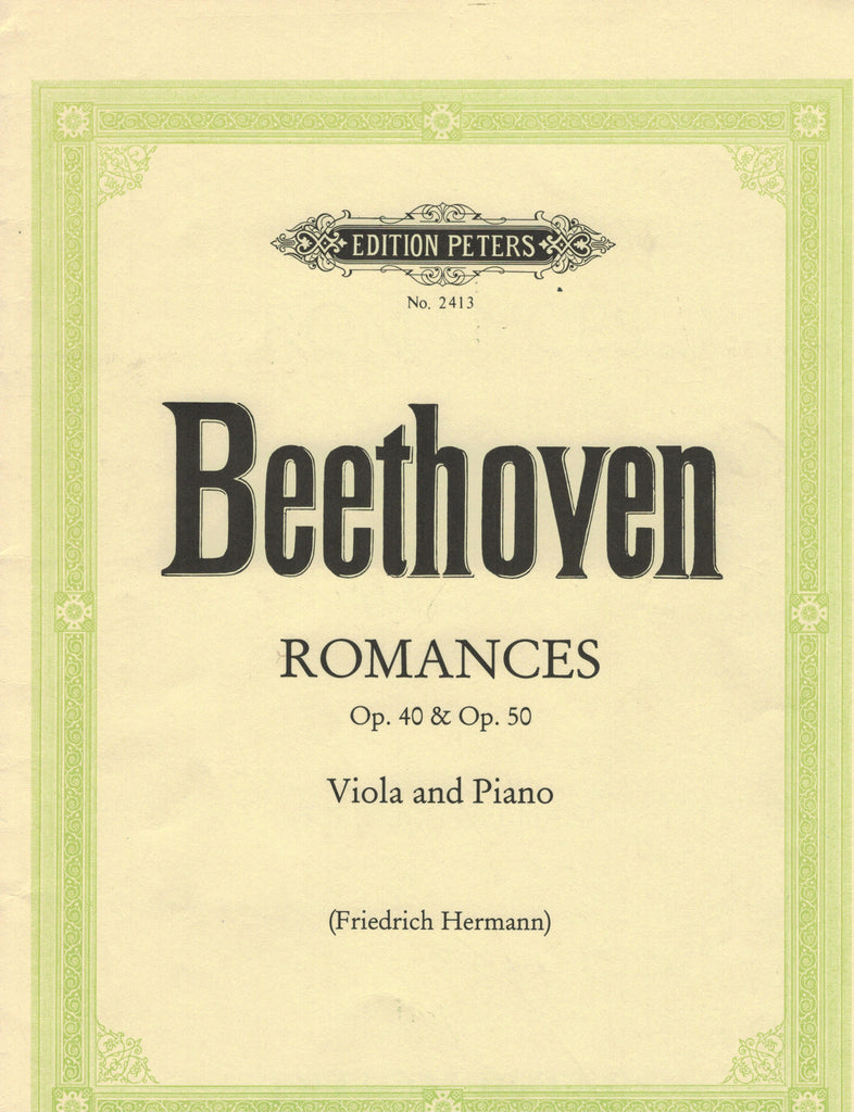 Beethoven, arr. Hermann - Romances, Ops. 40 and 50 - Viola and Piano