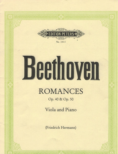 Beethoven, arr. Hermann - Romances, Ops. 40 and 50 - Viola and Piano