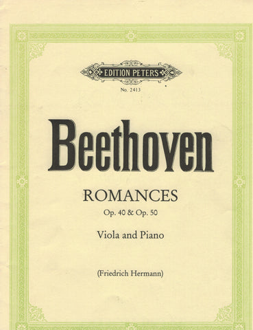 Beethoven, arr. Hermann - Romances, Ops. 40 and 50 - Viola and Piano