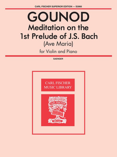 Bach and Gounod - Meditation on Ave Maria - Violin and Piano