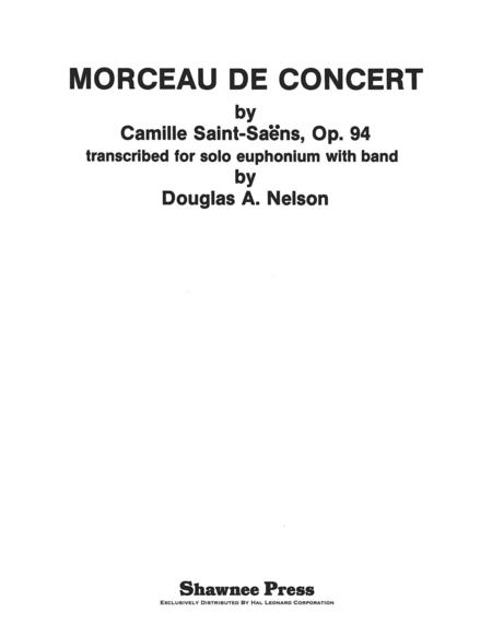 Saint-Saens - Morceau de Concert - Euphonium