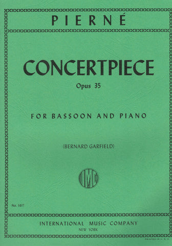 Pierne, ed. Garfield – Concertpiece, Op. 35 – Bassoon and Piano