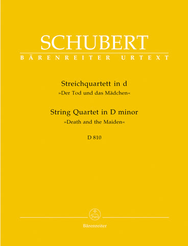 Schubert, ed. Aderhold - "Death and the Maiden" String Quartet in D Minor, D. 810 - 2 Violins, Viola, and Cello