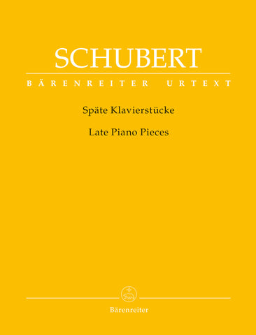 Schubert - Late Piano Pieces - Piano