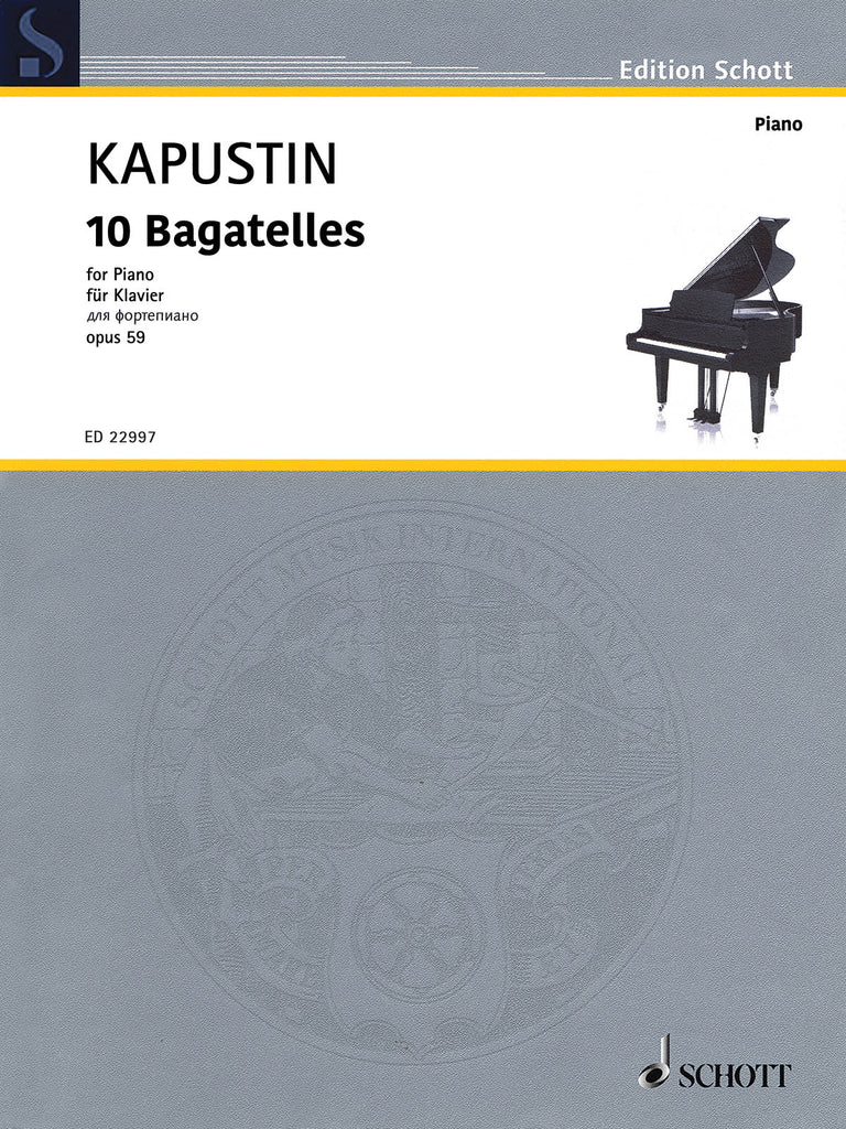 Kapustin – 10 Bagatelles, Op. 59 – Piano