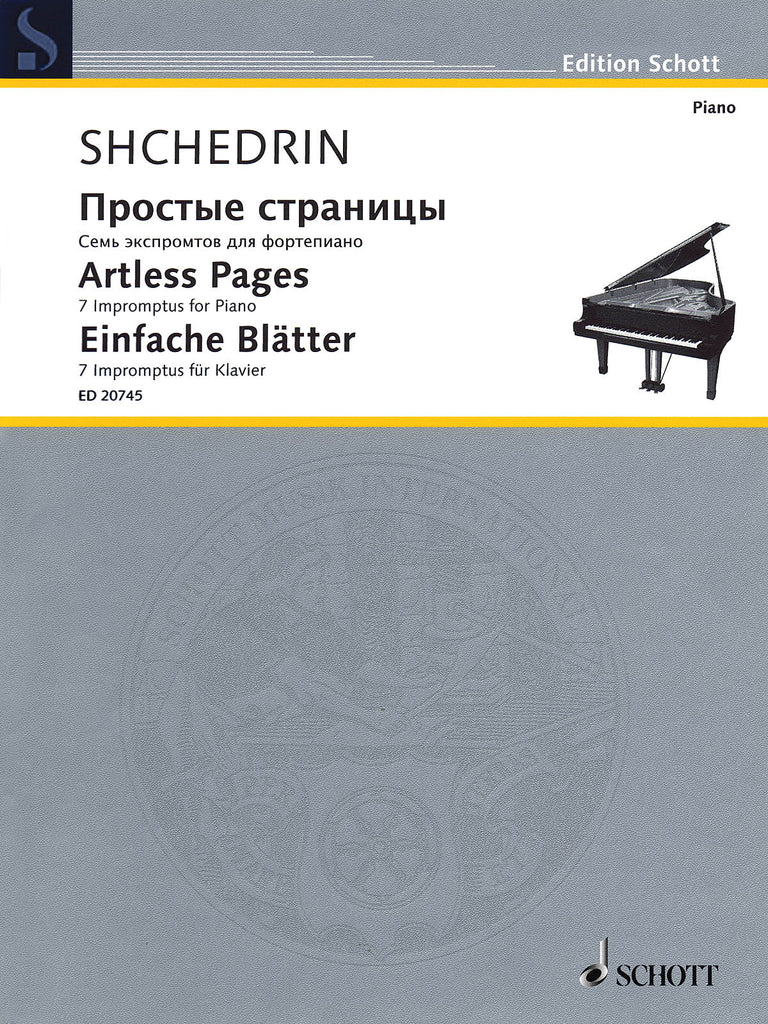 Shchedrin – Artless Pages: 7 Impromptus – Piano