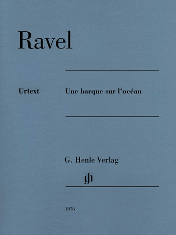 Ravel, ed. Jost – Une barque sur l'ocean – Piano