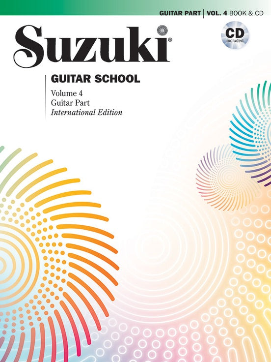 Suzuki Guitar School , Vol. 4 International Edition  (w/CD) - Guitar Method