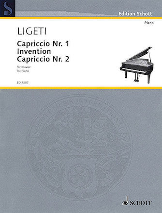 Ligeti - Capriccios Nos. 1 and 2 and Invention - Piano