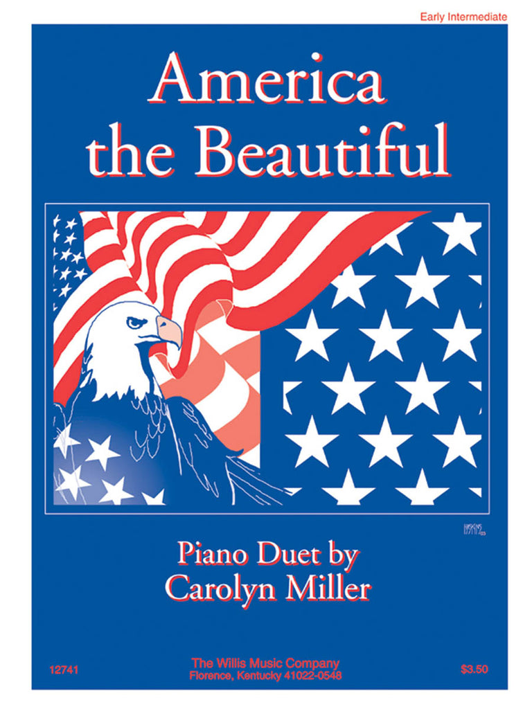 Miller, arr. - America the Beautiful - Piano, 4 Hands